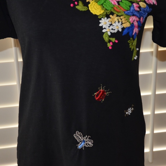 Anthropologie Spring Garden Embroidered Tee by Tiny - Picture 4 of 11
